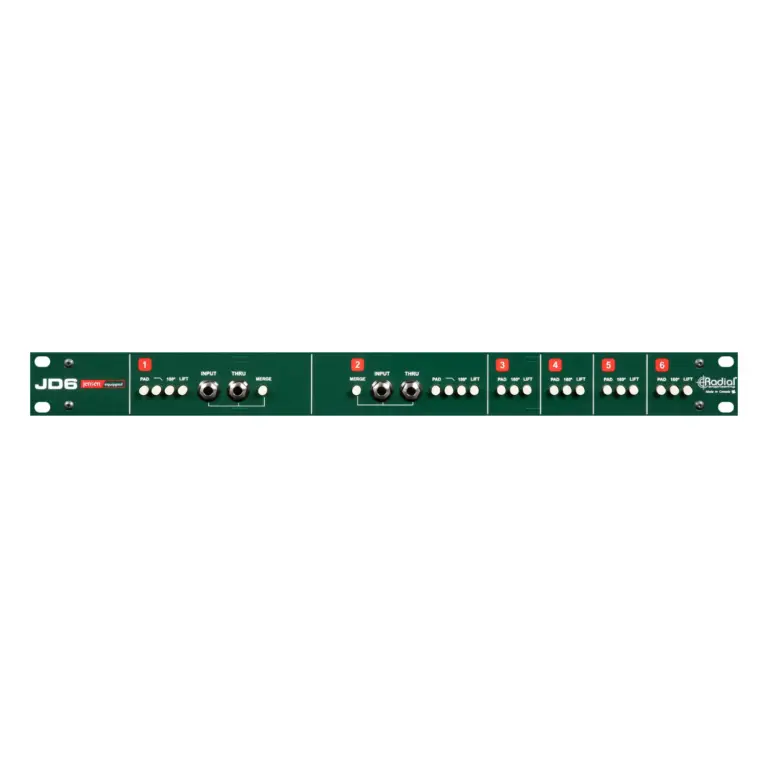 Radial Engineering JD6 Six-Channel Passive Direct Box